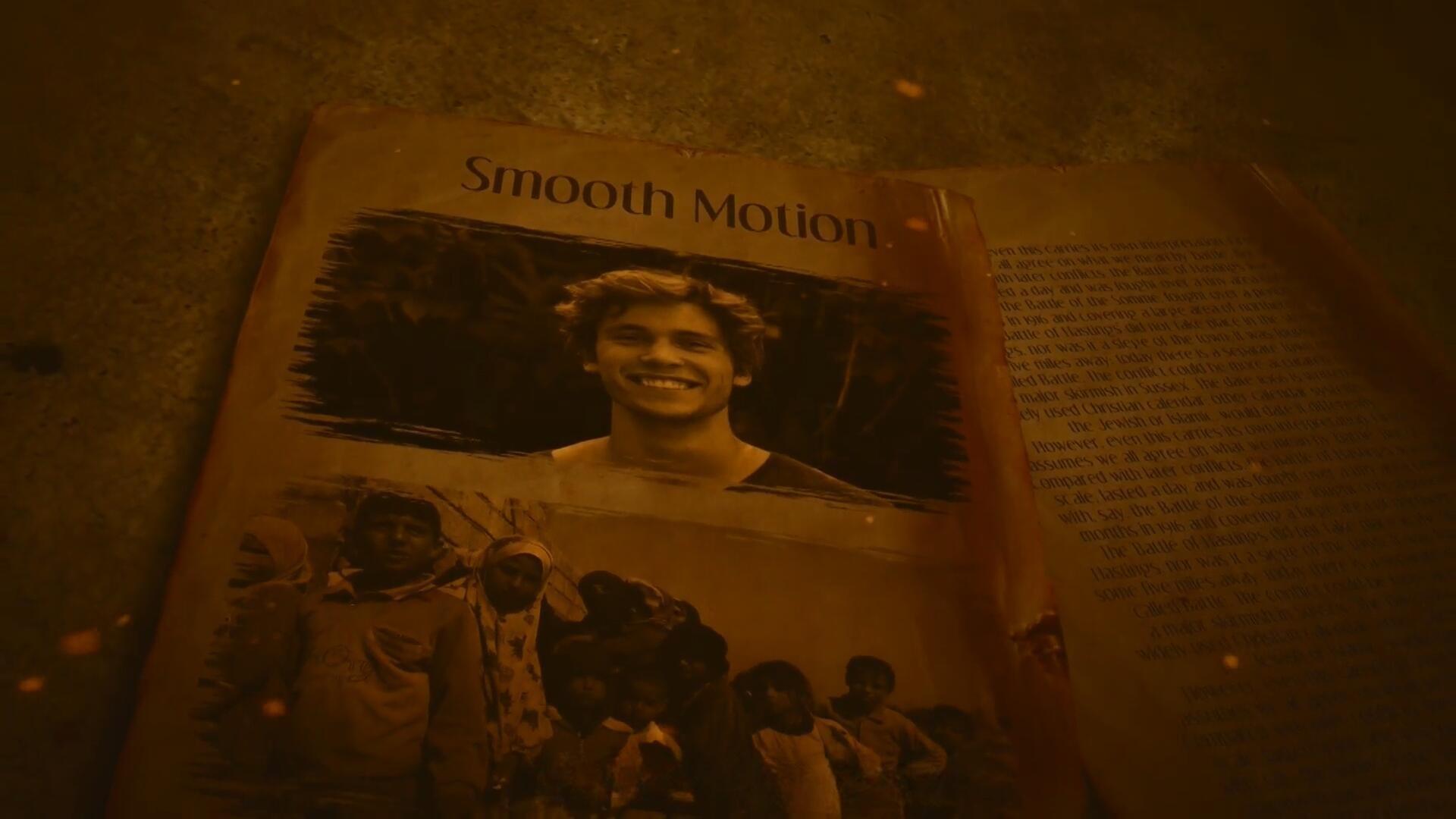 FCPX插件：全新大气史诗做旧书籍燃烧灰烬电影开场片头（13525）