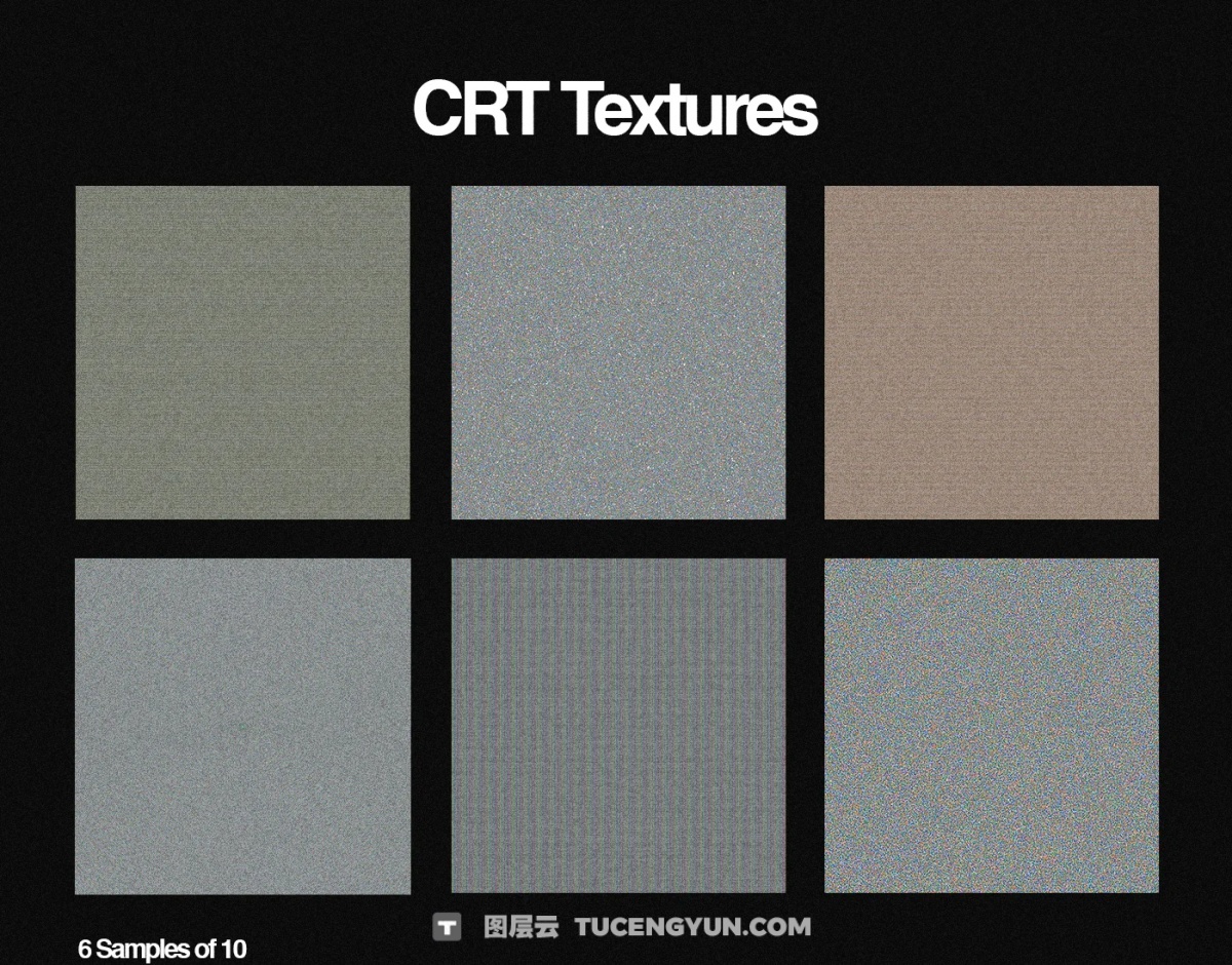 复古Y2K风格游戏机PSD模型+CRT信号故障燥点颗粒模拟叠加纹理图片素材套装 Züli – Y2k Gameboy Mockup & CRT Textures Pack（13376）