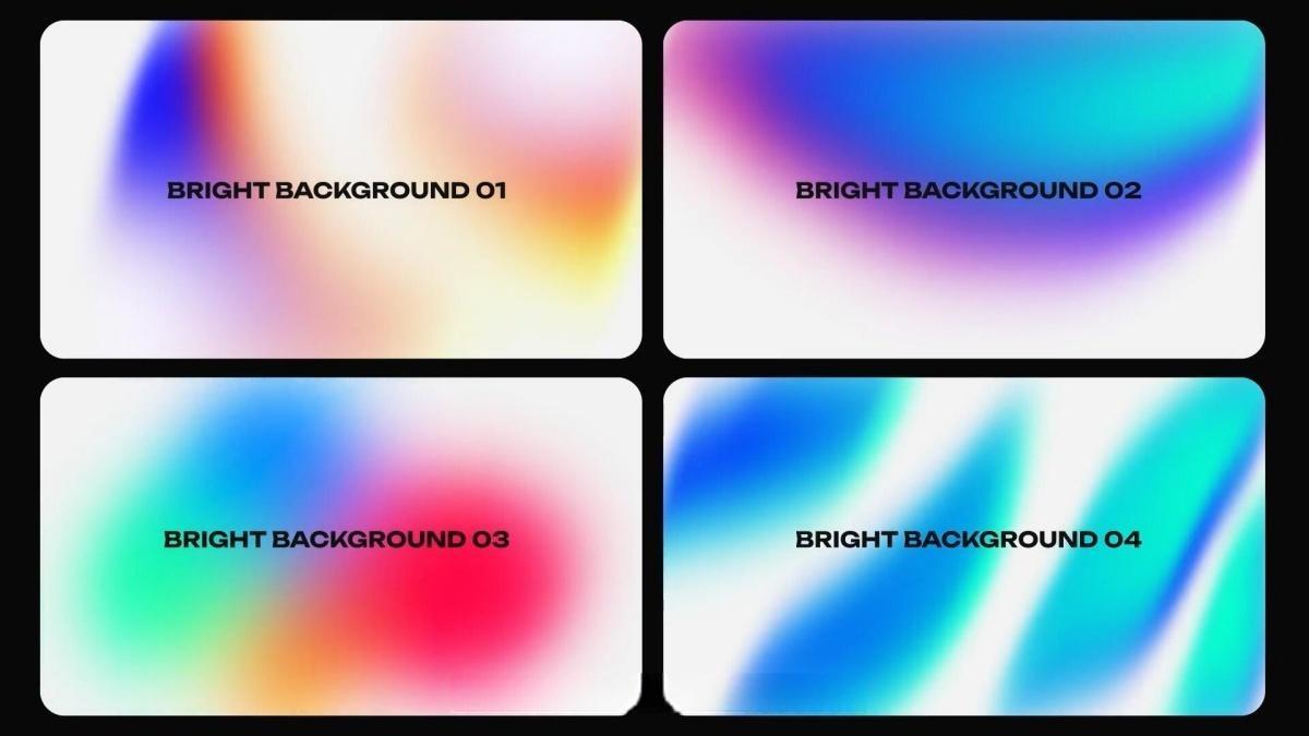 30款梦幻氛围霓虹晕染渐变弥散光颗粒噪点抽象艺术4K视频背景动画AE模板（13280）