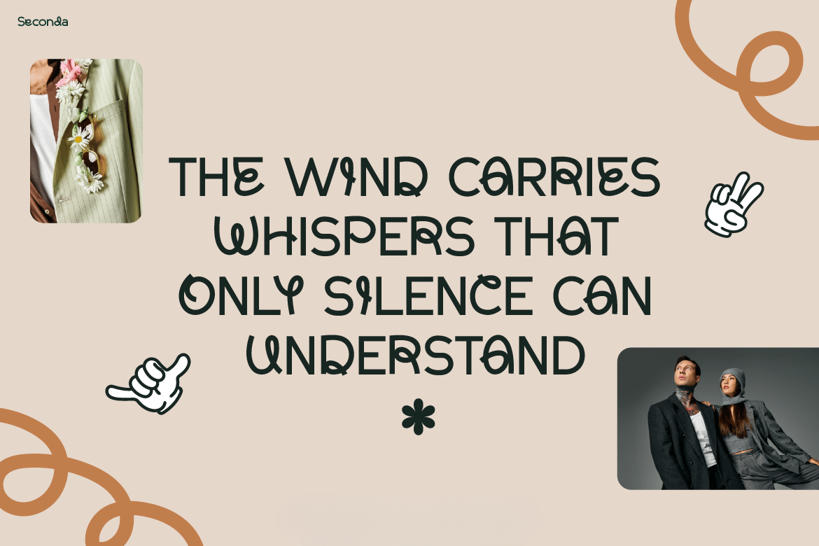 英文字体：大胆现代圆润曲线优雅品牌海报包装设计无衬线封面海报字体 Seconda – Modern Font（13577）