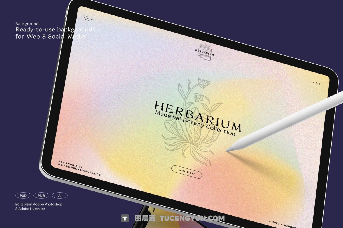 90款复古抽象艺术弥散光渐变散射AI矢量背景图形设计套装 Angeles – Retro Gradients & Shape（13406）