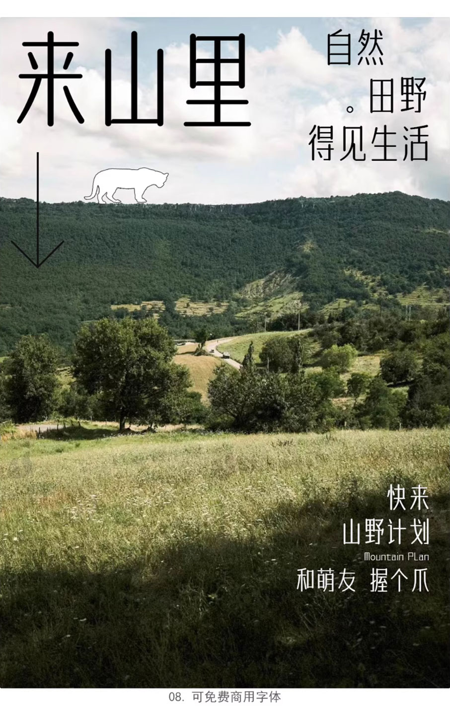 24个中式古风文艺宋体字体书籍展览海报排版视频剪辑中文字体 附带配套英文字体（13159）