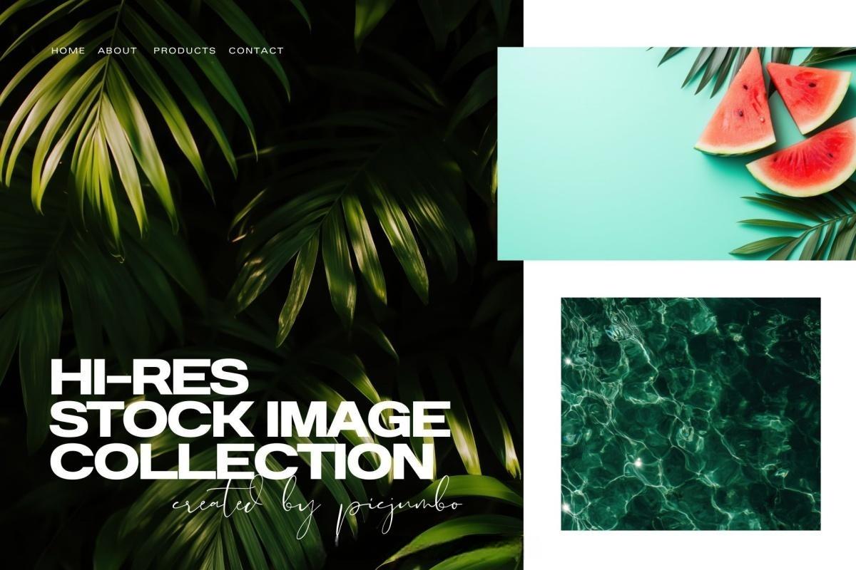 100个经典热带夏季黄昏文艺海滩热带植物水果海面JPG+MP4背景素材 Tropical Vibes（13228）