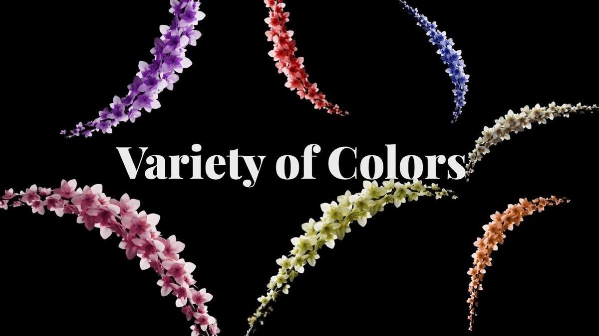 视频素材：42个梦幻情绪风格花卉生长盛开短片剪辑透明通道MOV视频素材（13454）