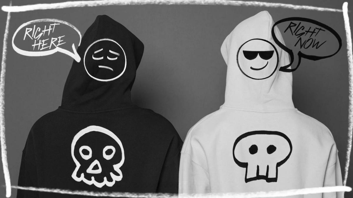 AE/PR模板：126个创意趣味马克笔街头手绘涂鸦符号、头骨、对话、喇叭、文字、标记元素动画（13033）