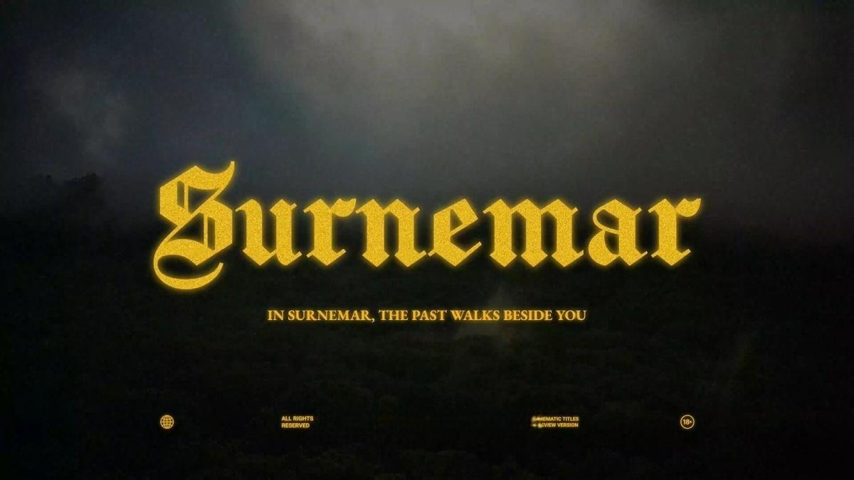 AE模板：复古好莱坞史诗电影纪录片预告片剧院海报片头动画（13101）