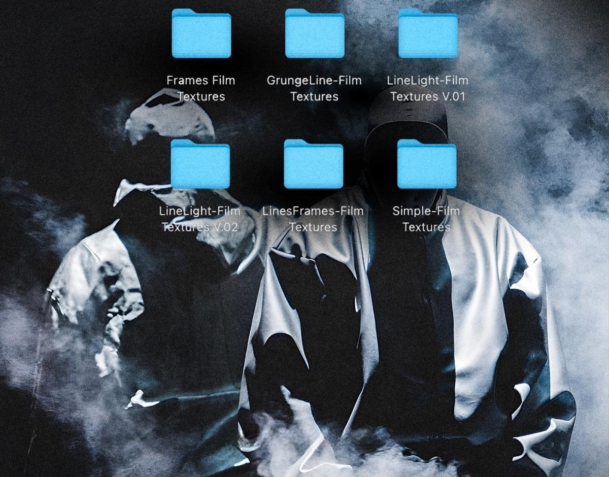 200个复古美学完美颗粒感胶片帧叠加纹理素材包 Züli – 200 Grainy Film Frames Textures Packs V.02（13486）