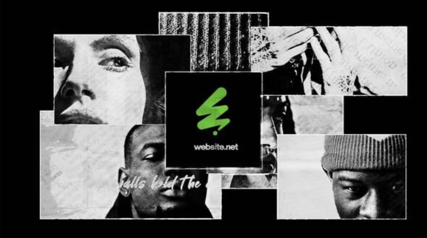 AE模板：复古仿旧艺术垃圾摇滚艺术LOGO展示开场片头 支持横竖屏（13494）