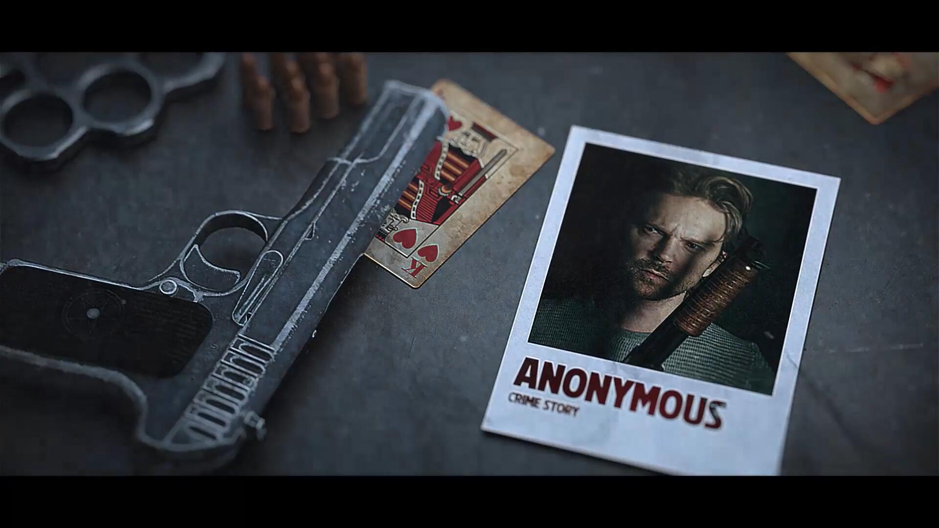 AE/PR模板：真实历史侦探刑侦犯罪档案纪录片电影电视剧预告片片头模板（13427）