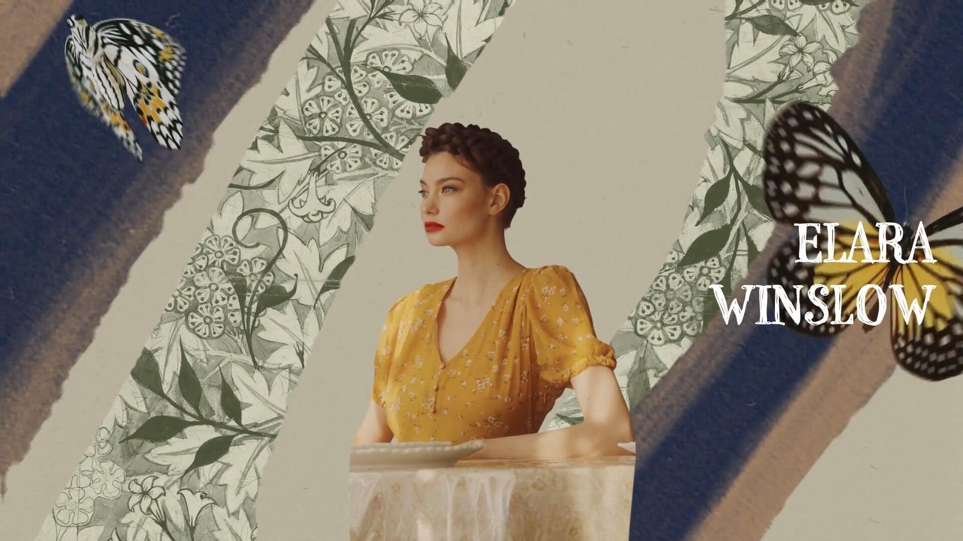 AE/PR模板：复古拼贴艺术风格人物冻结帧照片剪纸4K动画模板（13477）