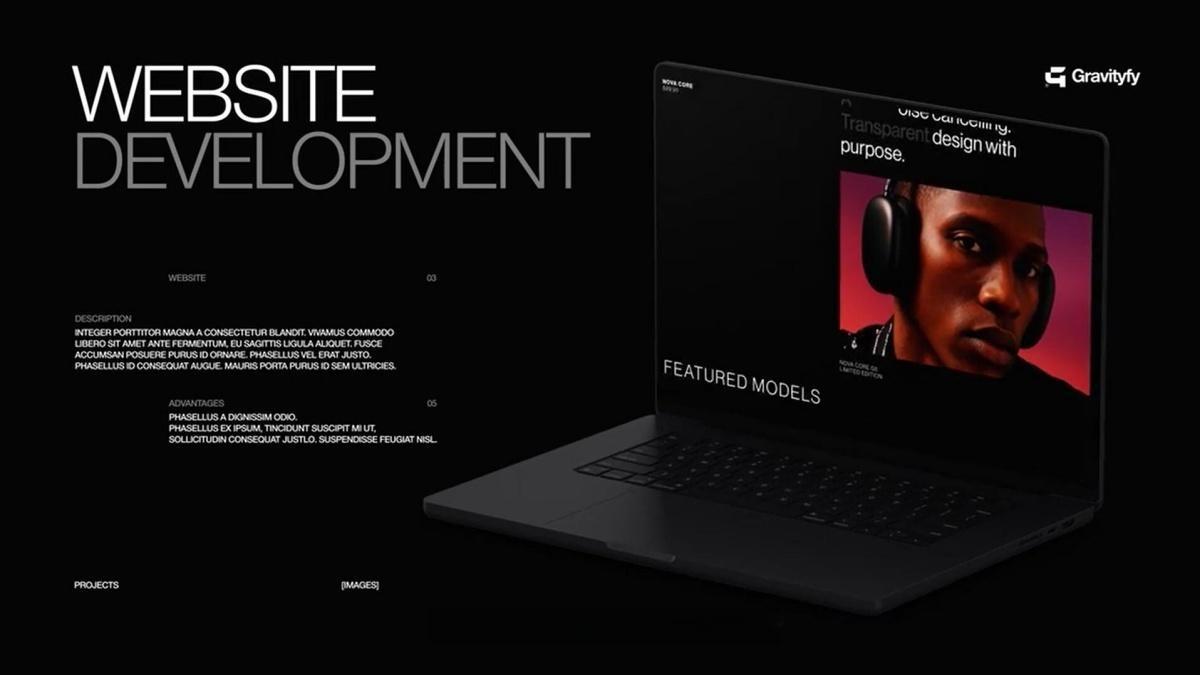 AE模板：创意3D极简主义照片视频作品集展示动画（13456）