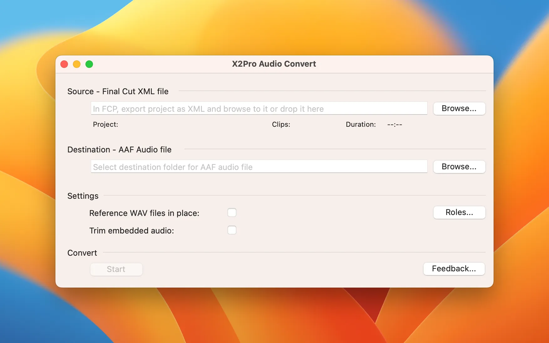 FCPX插件：专业的音频格式转换工具 X2Pro Audio Convert 4.5.16 和谐版（13244）