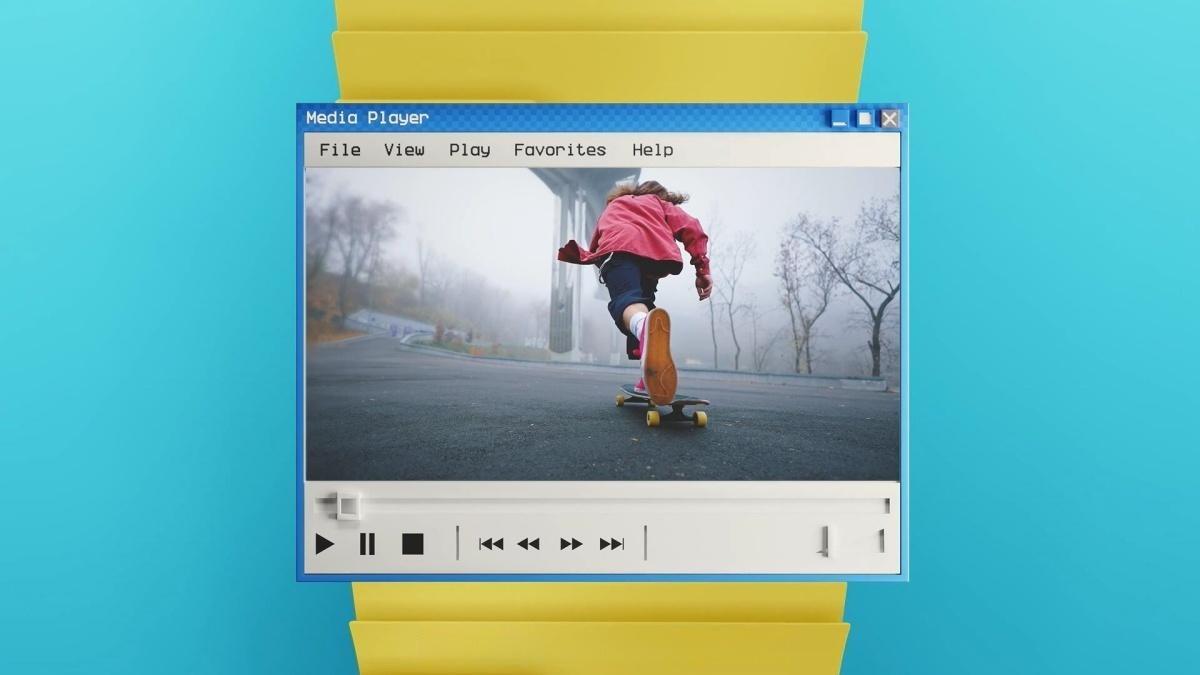 PR模板：复古美学WIN95旧计算机存档窗口展示模板动画（13328）