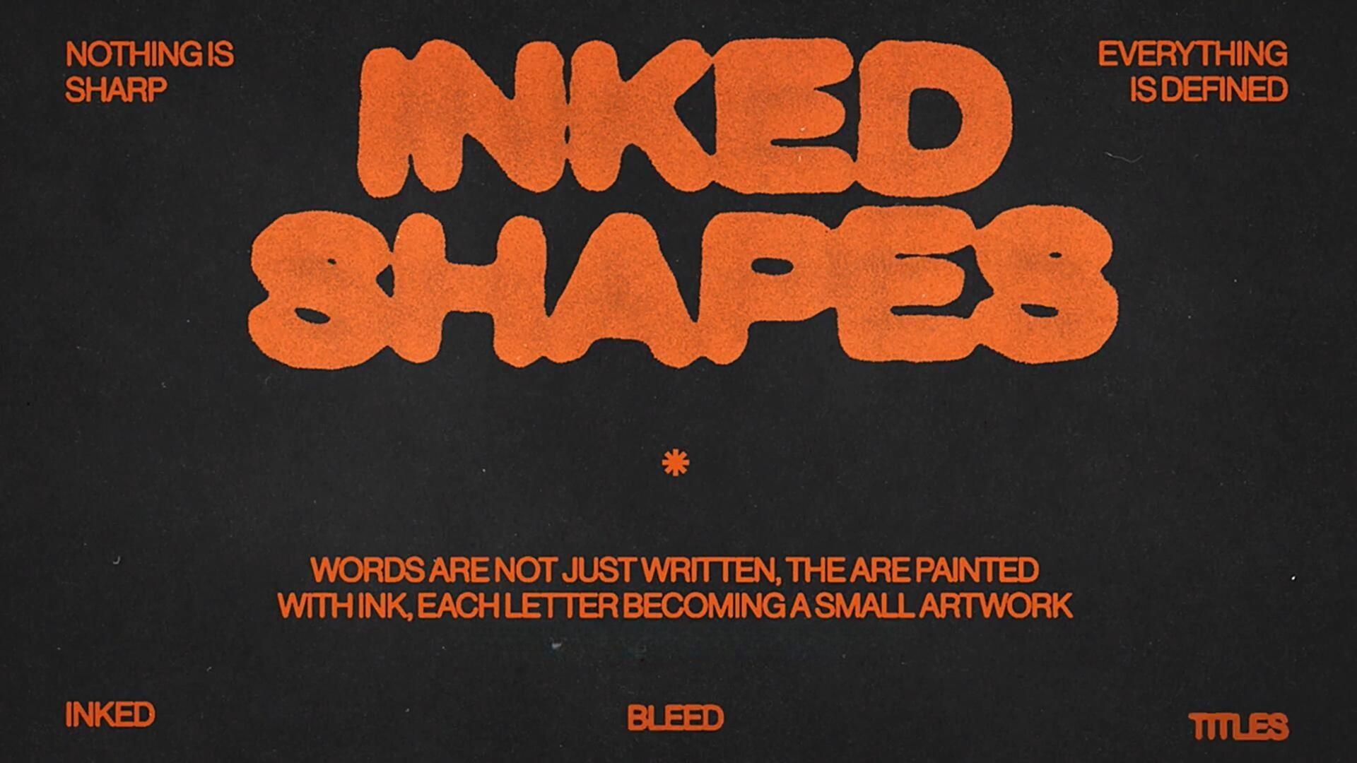 AE模板：复古墨水晕染墨迹出血仿真文本标题动画（13633）