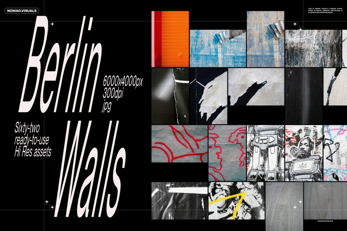 62个大胆仿旧街头艺术风格砂砾涂鸦表面风化撕破封面海报印刷背景JPG素材 Berlin Walls – Grunge Textures(13489) 62个大胆仿旧街头艺术风格砂砾涂鸦表面风化撕破封面海报印刷背景JPG素材 Berlin Walls – Grunge Textures(13489)