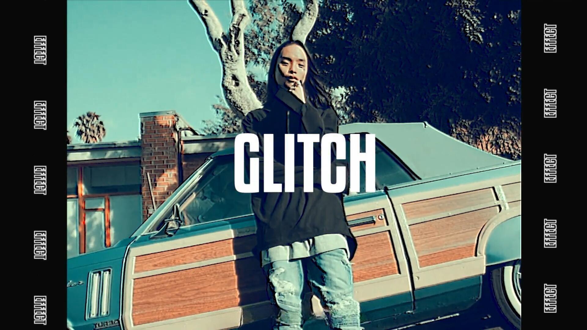 FCPX插件：嘻哈说唱风格VHS时尚故障运动品牌活动快剪开场片头 支持横竖屏（13586）