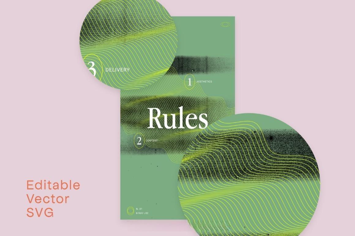 75款90年代风格INS多尺寸社交媒体图文海报排版布局PSD模板设计套装 Feel – Social Media Kit（13621）