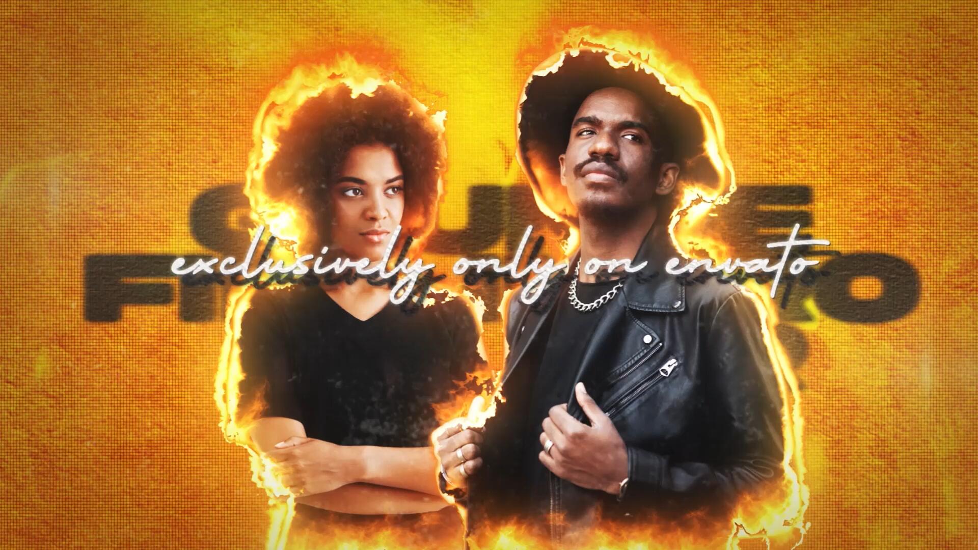 AE/PR模板:热血火焰燃烧垃圾摇滚人物VS效果开场片头(13894) AE/PR模板:热血火焰燃烧垃圾摇滚人物VS效果开场片头(13894)