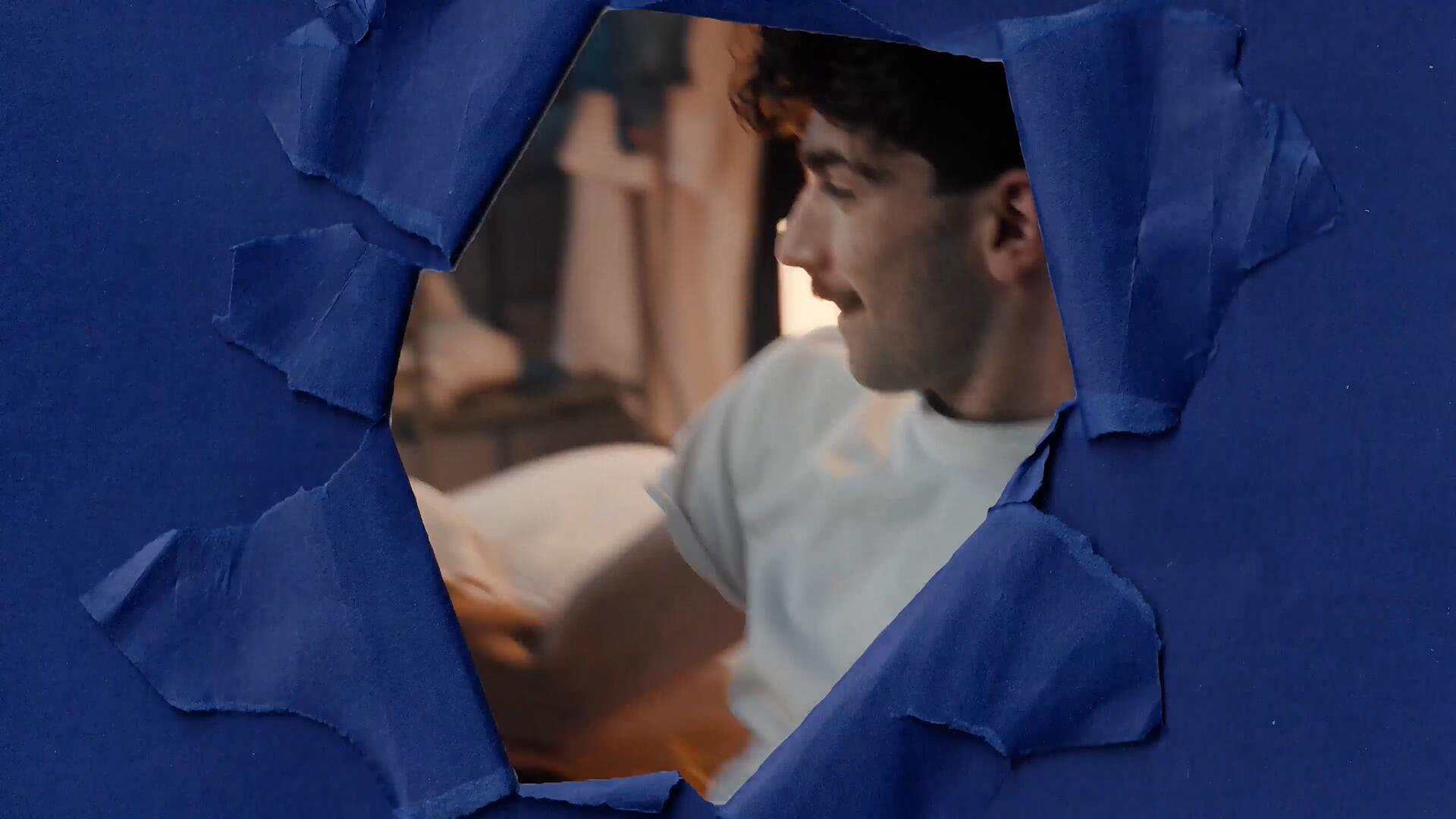 PR模板：创意撕纸孔洞打开转场过渡（13873）