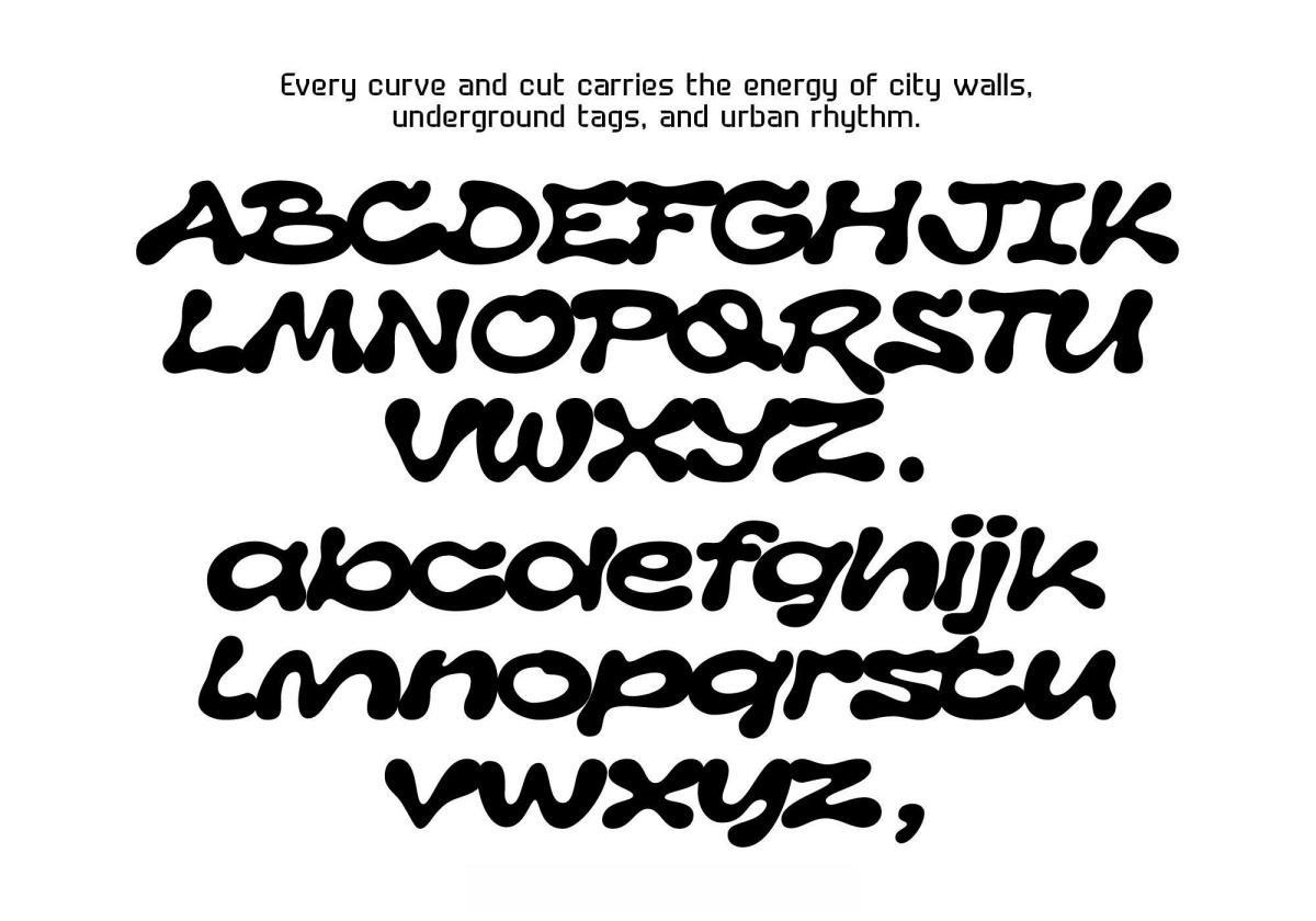 英文字体：大胆街头手写涂鸦艺术街头滑板文化logo徽标标题排版封面海报设计字体 Brivela – Display Font（13461）