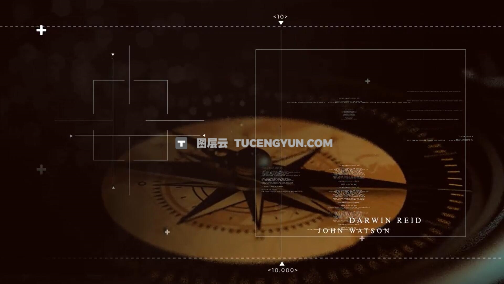AE/PR/达芬奇模板： 复古3D电影动态视差电影艺术文字标题开场片头（13340）