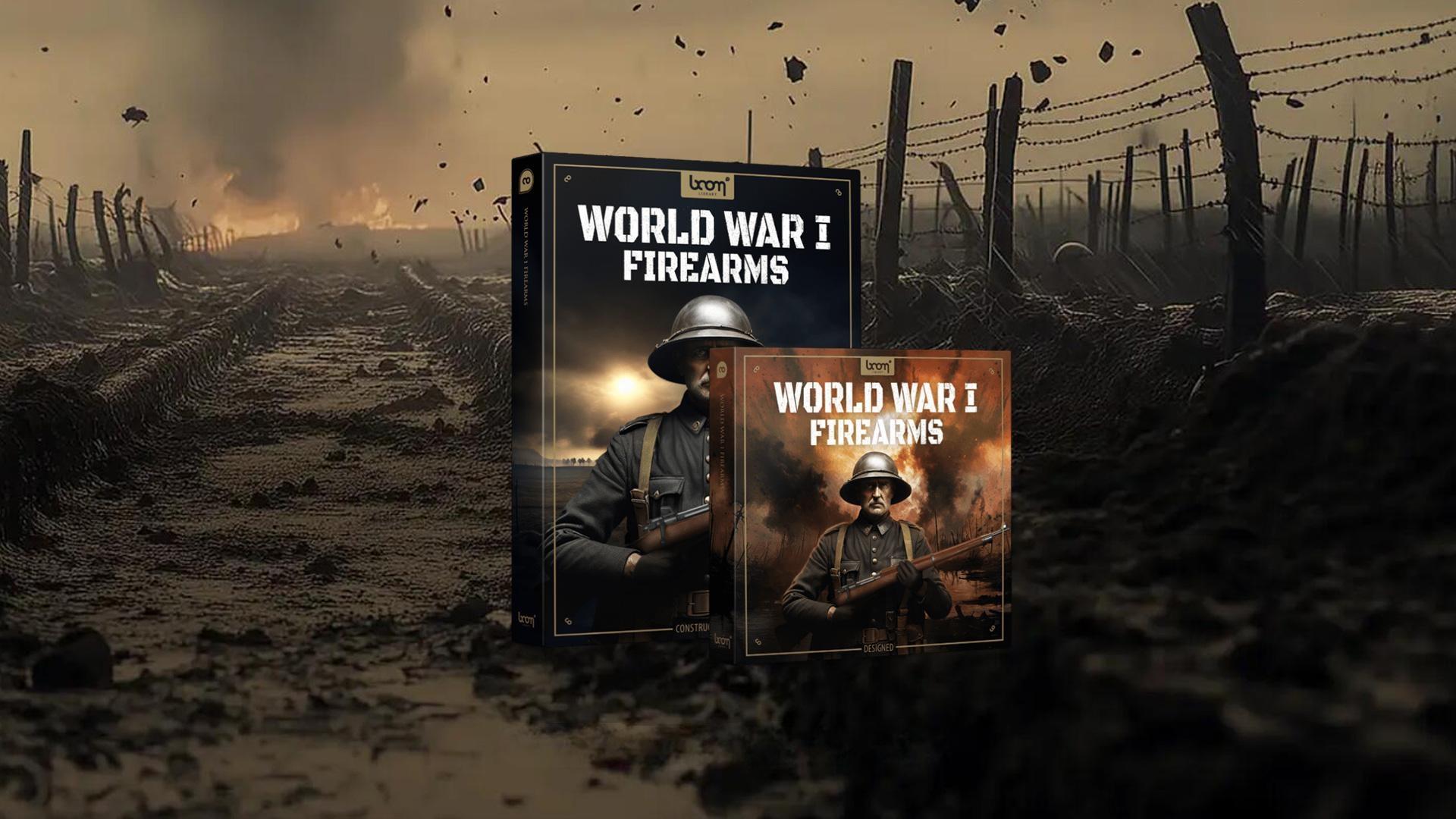 音效：真实电影级武器枪械上膛、装弹、干火、失火、失控音效素材 Boom Library World War I Firearms Designed