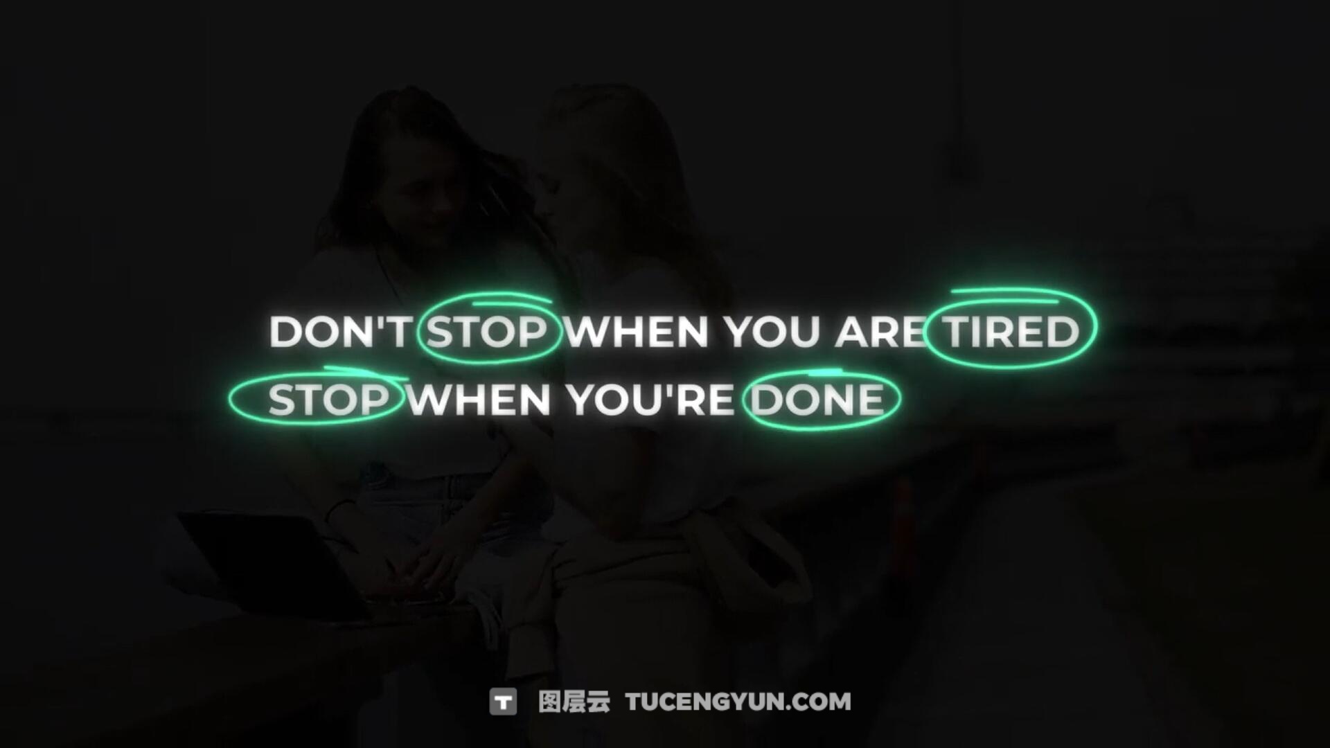 达芬奇预设：创意文本高亮发光画圈划线标注突出显示动画预设 Text Highlight Generator（13395）