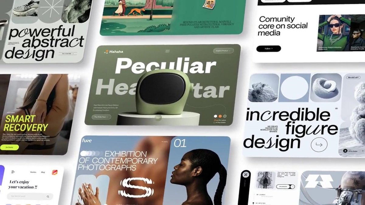 AE模板：创意3D极简主义照片视频作品集展示动画（13456）