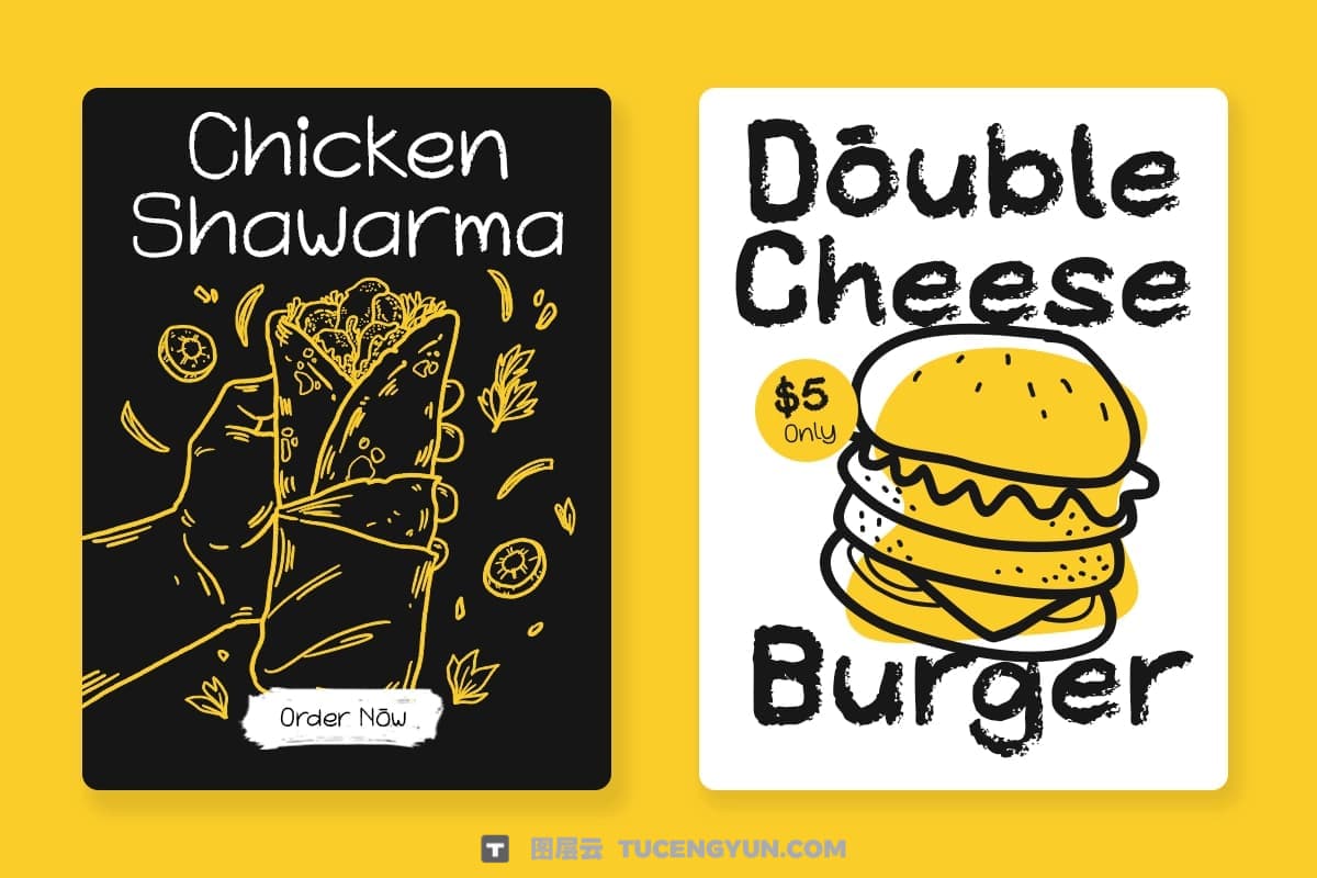 英文字体：真实粗糙艺术感黑板手写粉笔触感创意封面海报设计字体 Boardly – Rough Handwritten Chalk Font（13359）