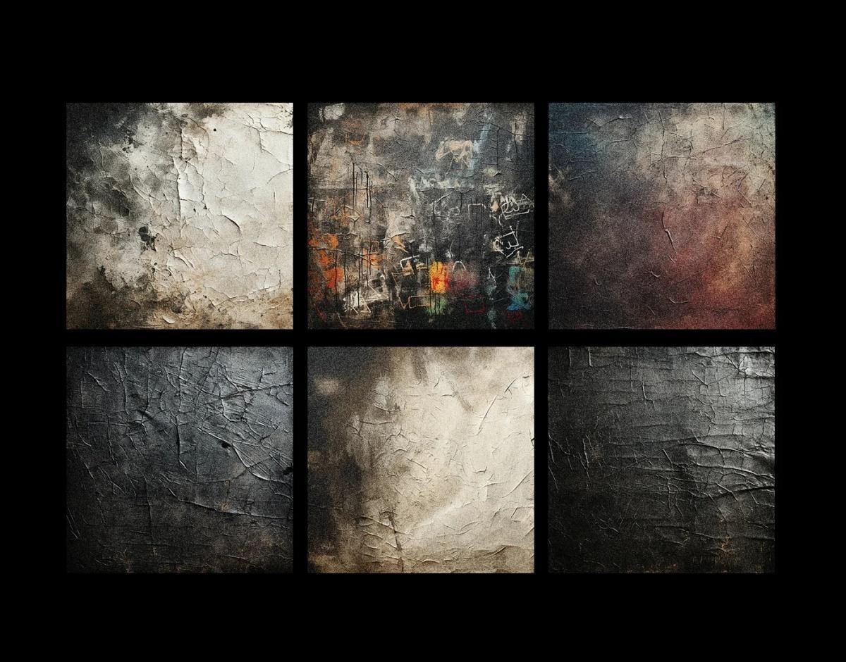 70款复古做旧垃圾摇滚皲裂裂痕风化磨损效果叠加纹理素材+PSD特效样机 Züli – GRUNGE Cracked Textures & Mockups Pack(13588) 70款复古做旧垃圾摇滚皲裂裂痕风化磨损效果叠加纹理素材+PSD特效样机 Züli – GRUNGE Cracked Textures & Mockups Pack(13588)