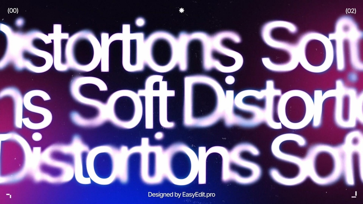 达芬奇预设：复古迷幻酸性抽象艺术弥散光模糊渐变颗粒噪点肌理文字标题动画（13345）