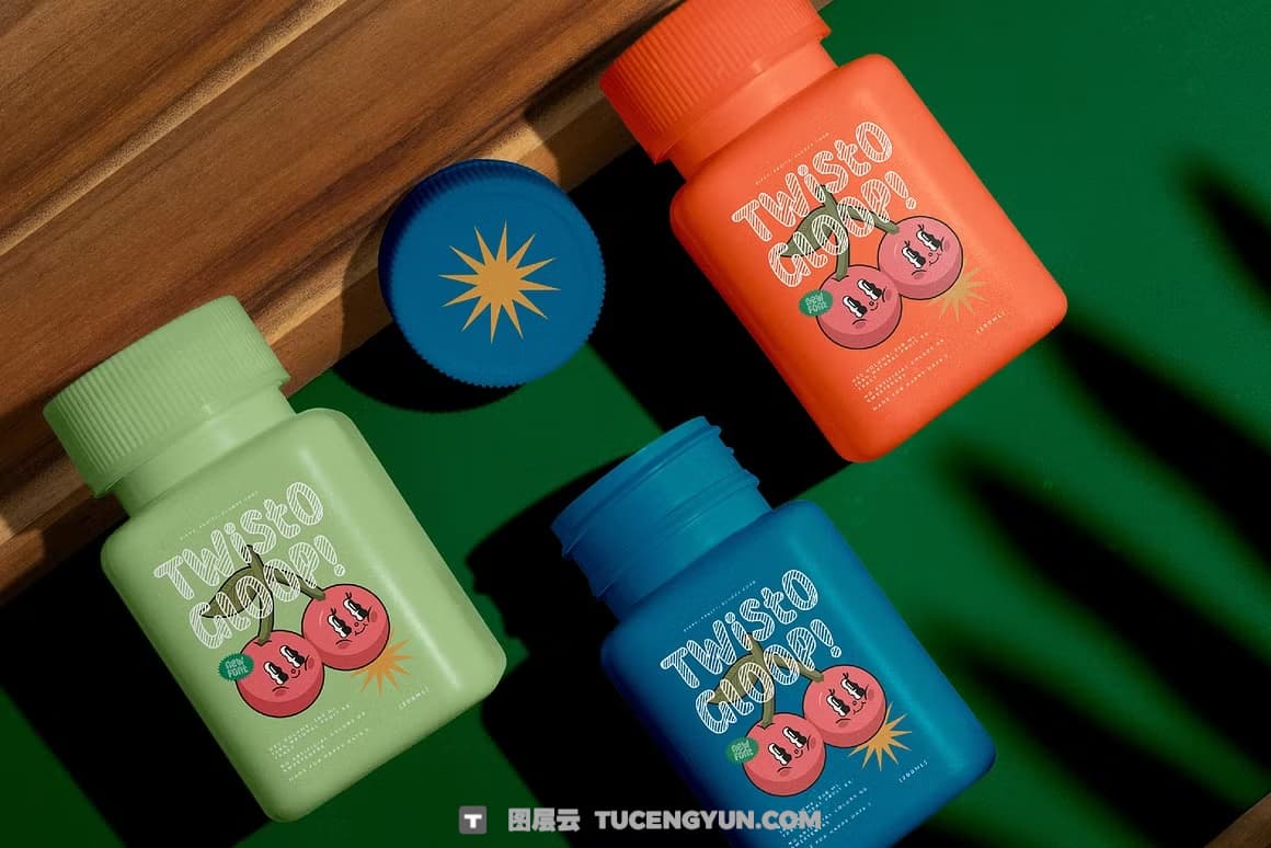 英文字体：复古大胆圆润俏皮趣味手写线条填充品牌海报封面设计字体 Binga Doodle Font（13358）