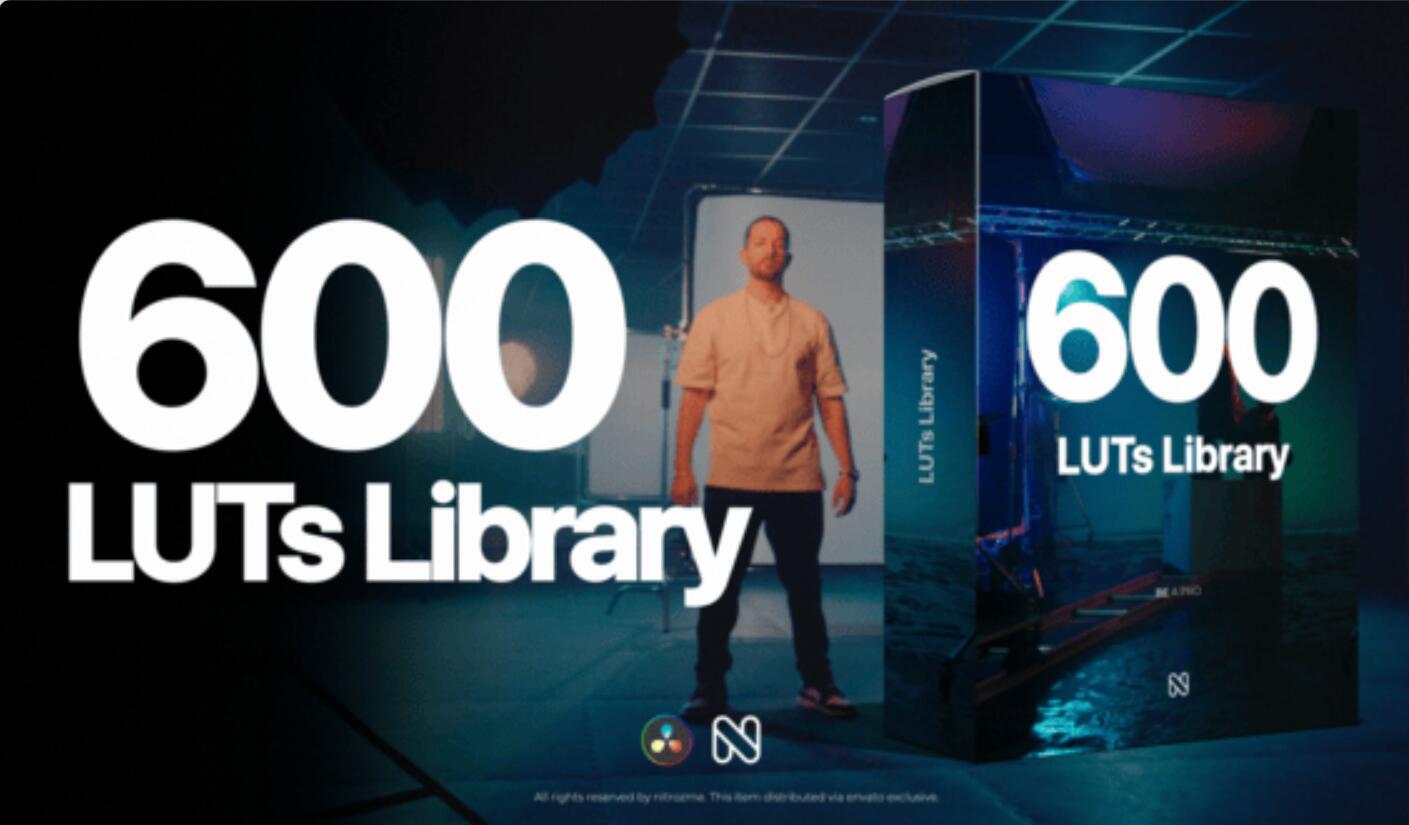 600个热门好莱坞多风格商业广告电影LUT调色预设 LUT Color Presets（13622）