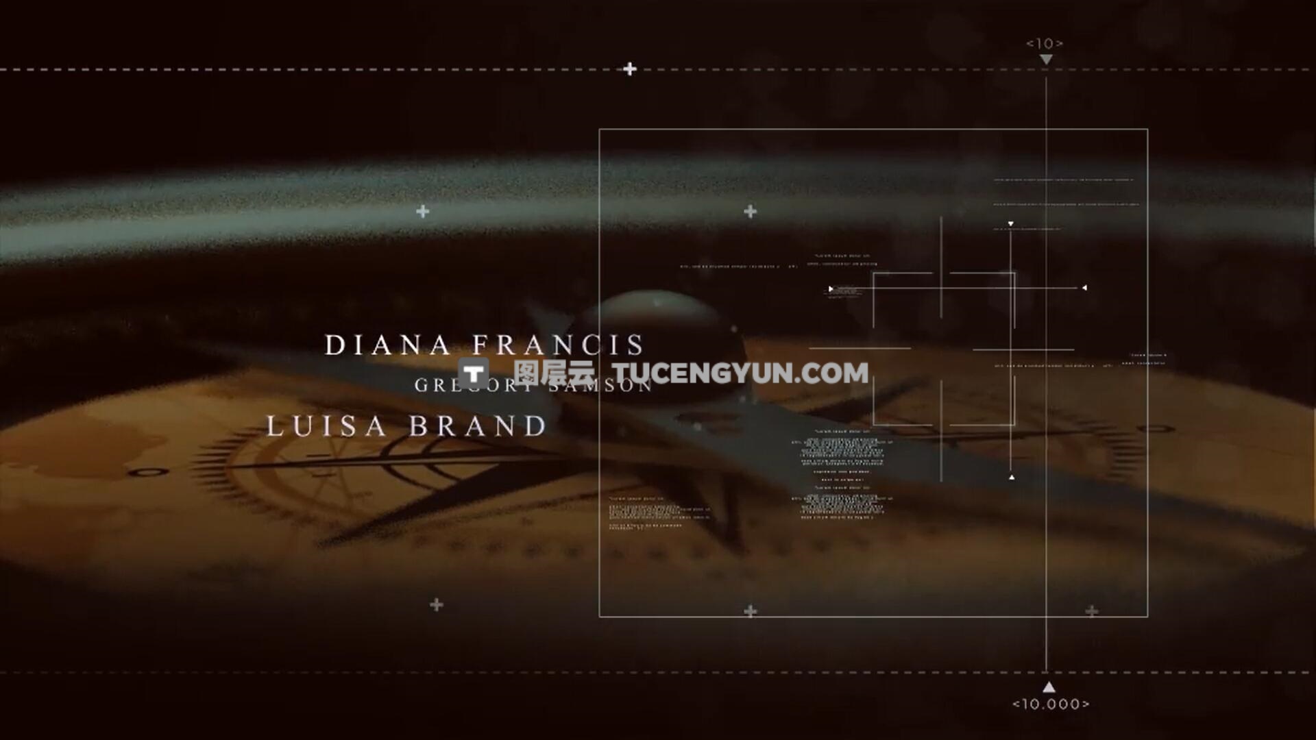 AE/PR/达芬奇模板： 复古3D电影动态视差电影艺术文字标题开场片头（13340）