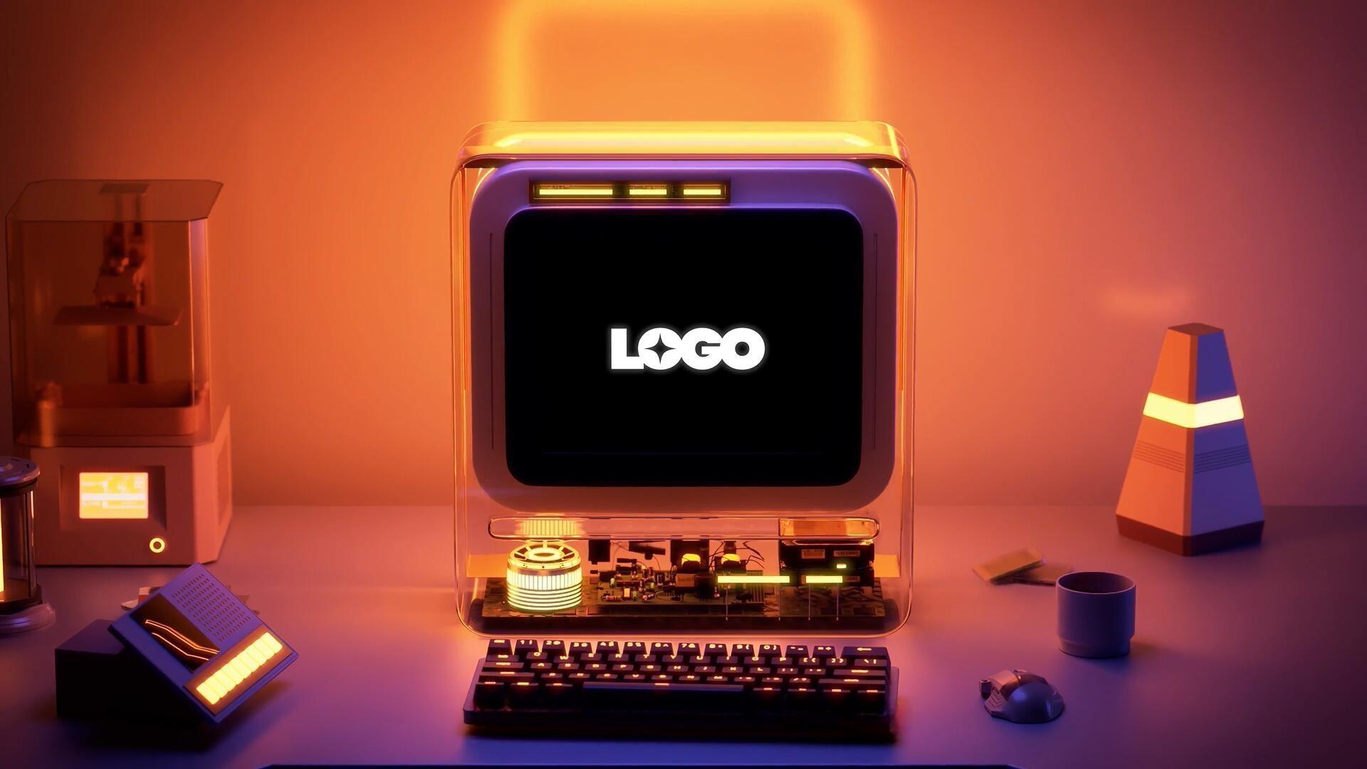 FCPX插件：复古超现实主义未来派3D桌面4K动画模板（13881）