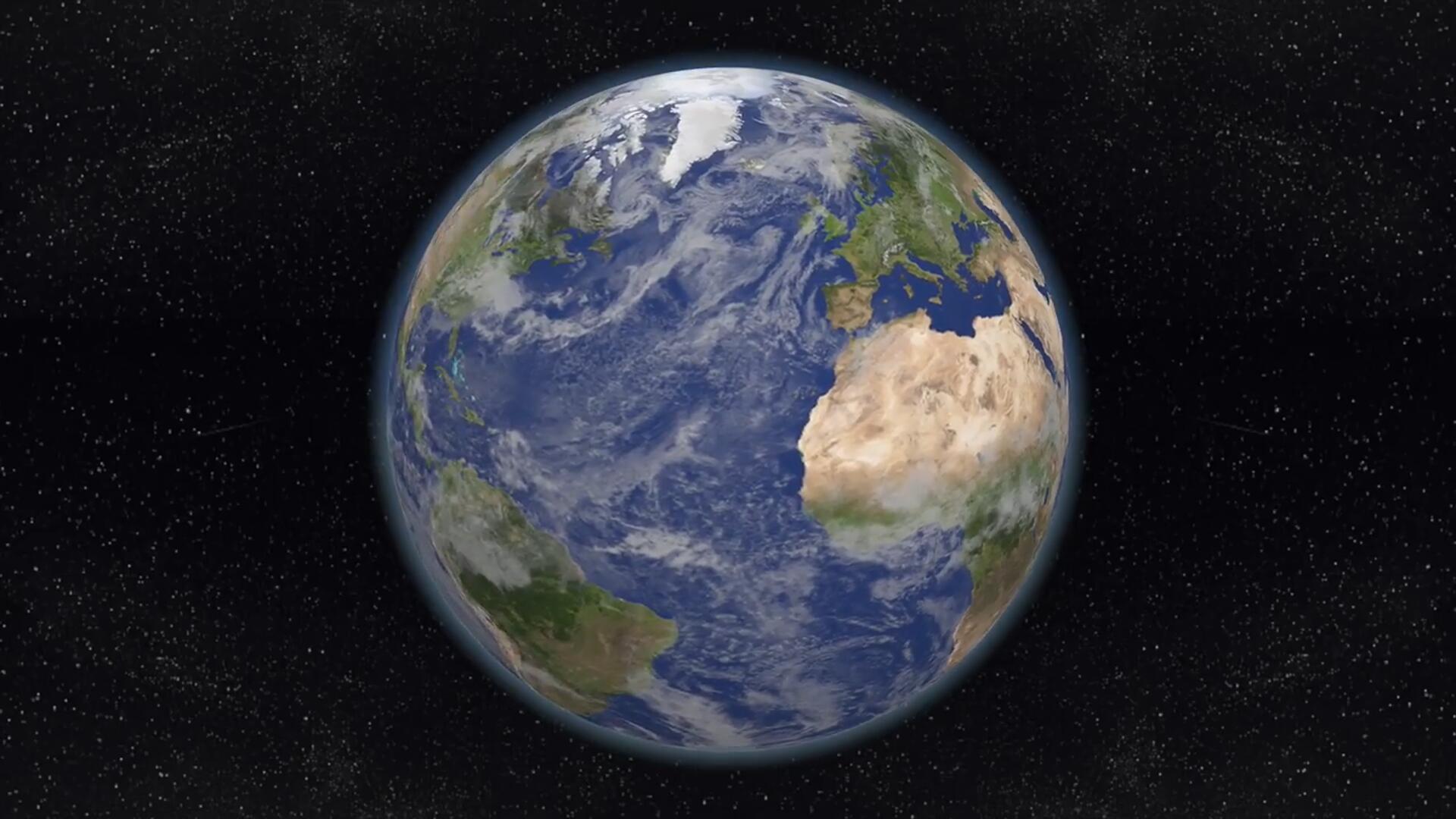 FCPX插件：创意实用地球坐标缩放到地图展示动画（12519）