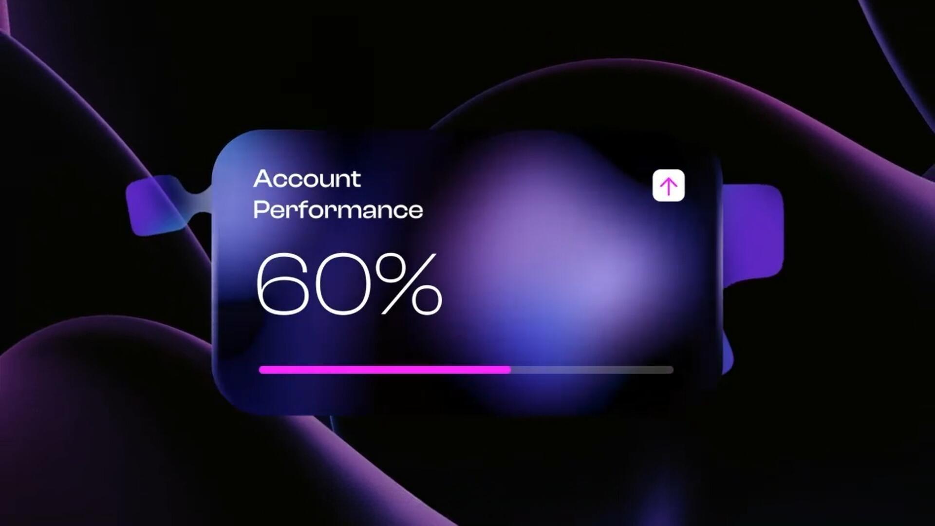 AE模板：创意苹果液态玻璃美学信息图表小部件文字标题动画（13596）