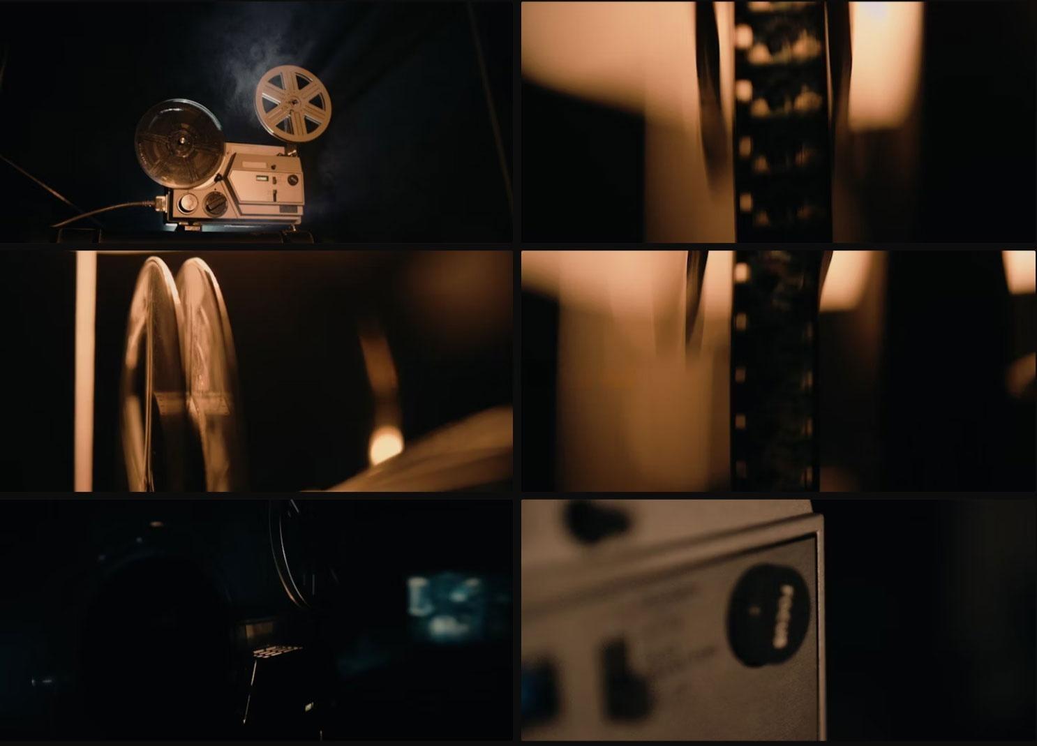 Artlist 31个复古老式放映机播放运行转动短片剪辑磁带转场过渡视频素材（13161）