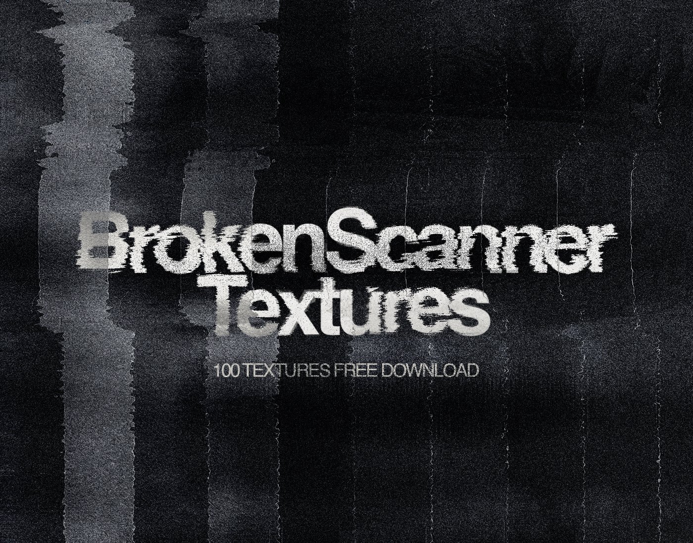 100张超逼真垃圾摇滚破损划痕扫描仪纹理背景素材 Züli – 100 Broken Scanner Textures Pack（13635）