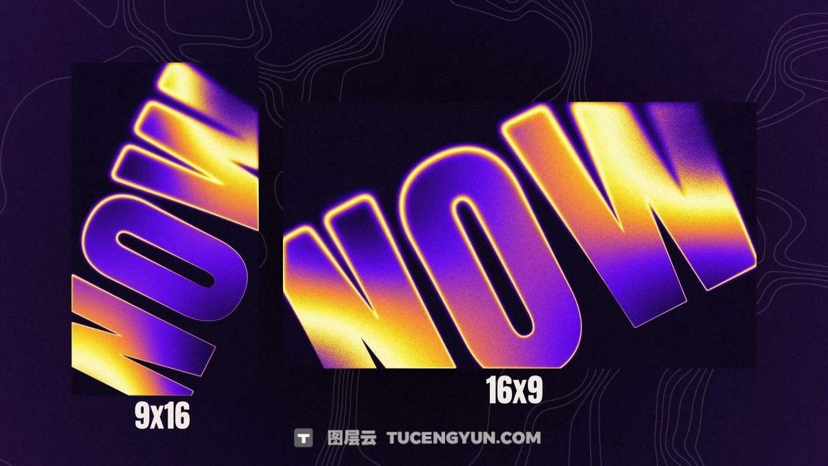 AE模板：2025苹果发布会热成像渐变文字标题排版LOGO展示效果（13397）