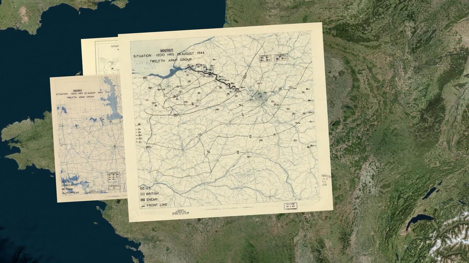 大师课程：热门战争历史VLOG、访谈、纪录片电影地图动画创作AE视频课程 中/英文字幕 Boone Loves Video – GEOlayers 3 WAR!（13225）