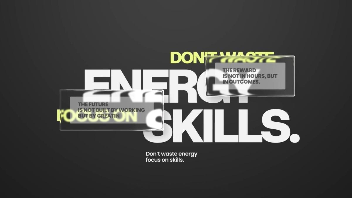 AE模板：大胆苹果液态玻璃美学粗体文字标题动画（13651）