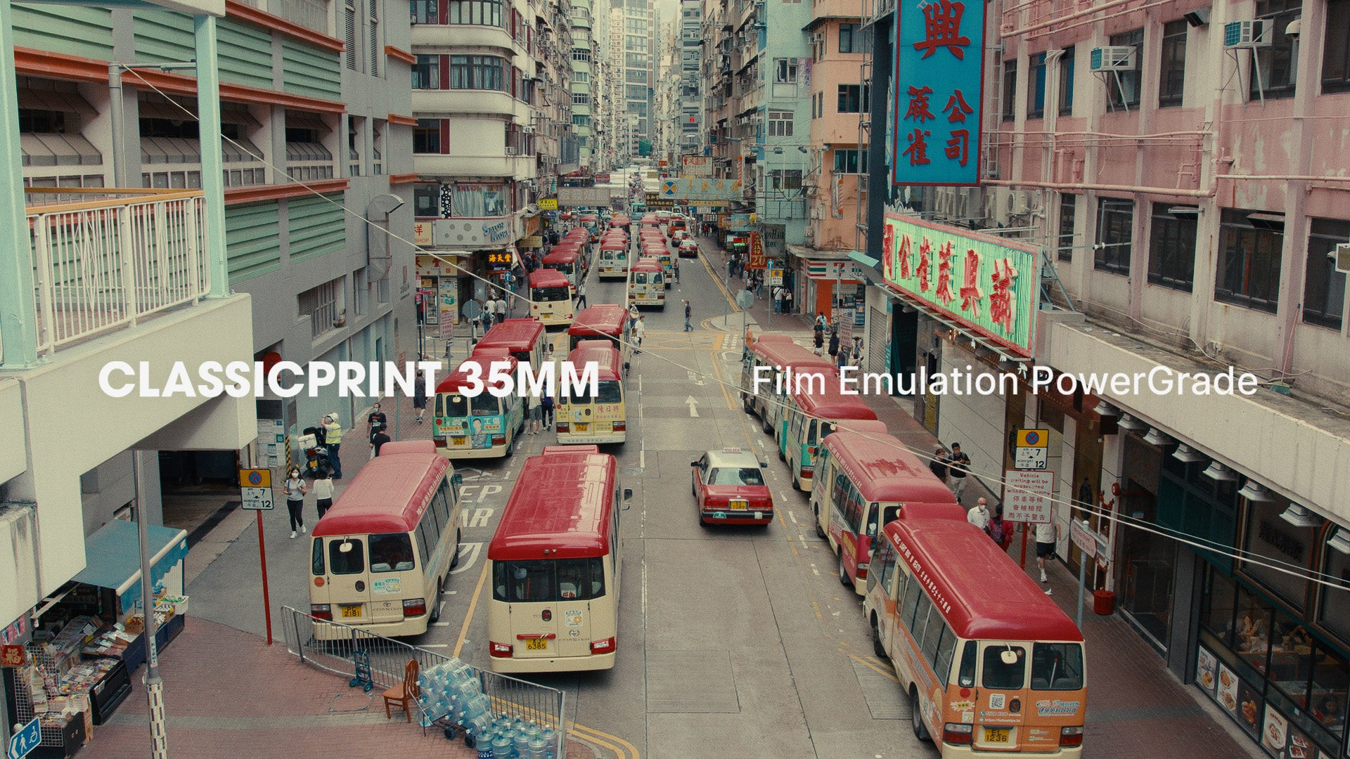 ClassicPrint 35mm Film Emulation PowerGrade V5 港风美学经典35mm胶片模拟电影视觉效果色彩分级达芬奇调色节点+LUT调色预设（10604）