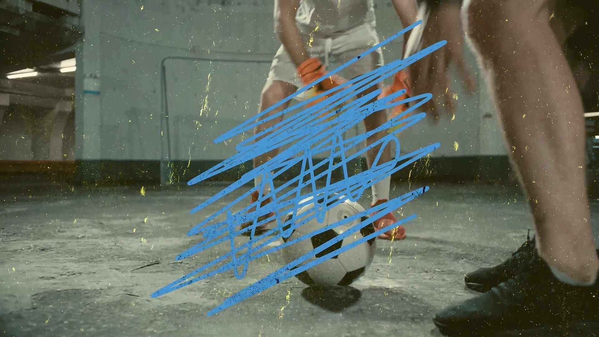 AE/PR/达芬奇模板：20个潦草蹩脚凌乱手绘艺术线条标记叠加元素动画（13652）