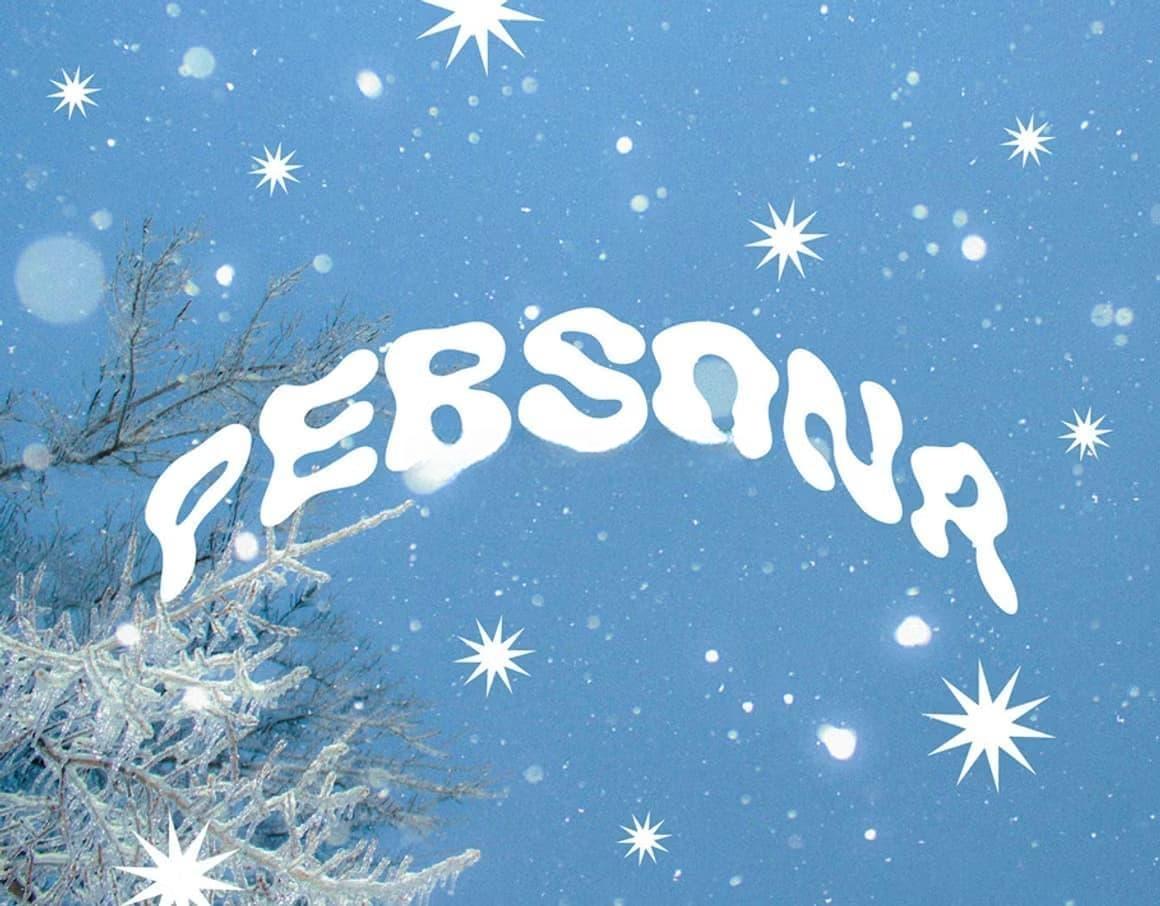 英文字体：复古Y2K千禧年美学酸性气泡极光流体文字专辑封面海报设计字体包 Font Aurora Lights（13131）