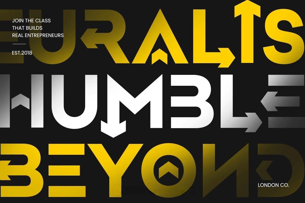 英文字体：极简科技赛博重型粗体海报标题排版设计品牌无衬线字体 Nord-Modern Branding Logo Font（13255）