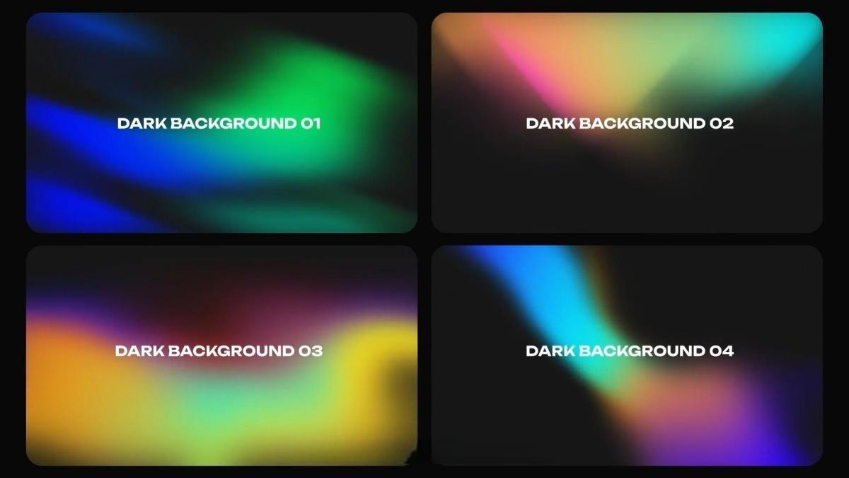 30款梦幻氛围霓虹晕染渐变弥散光颗粒噪点抽象艺术4K视频背景动画AE模板（13280）