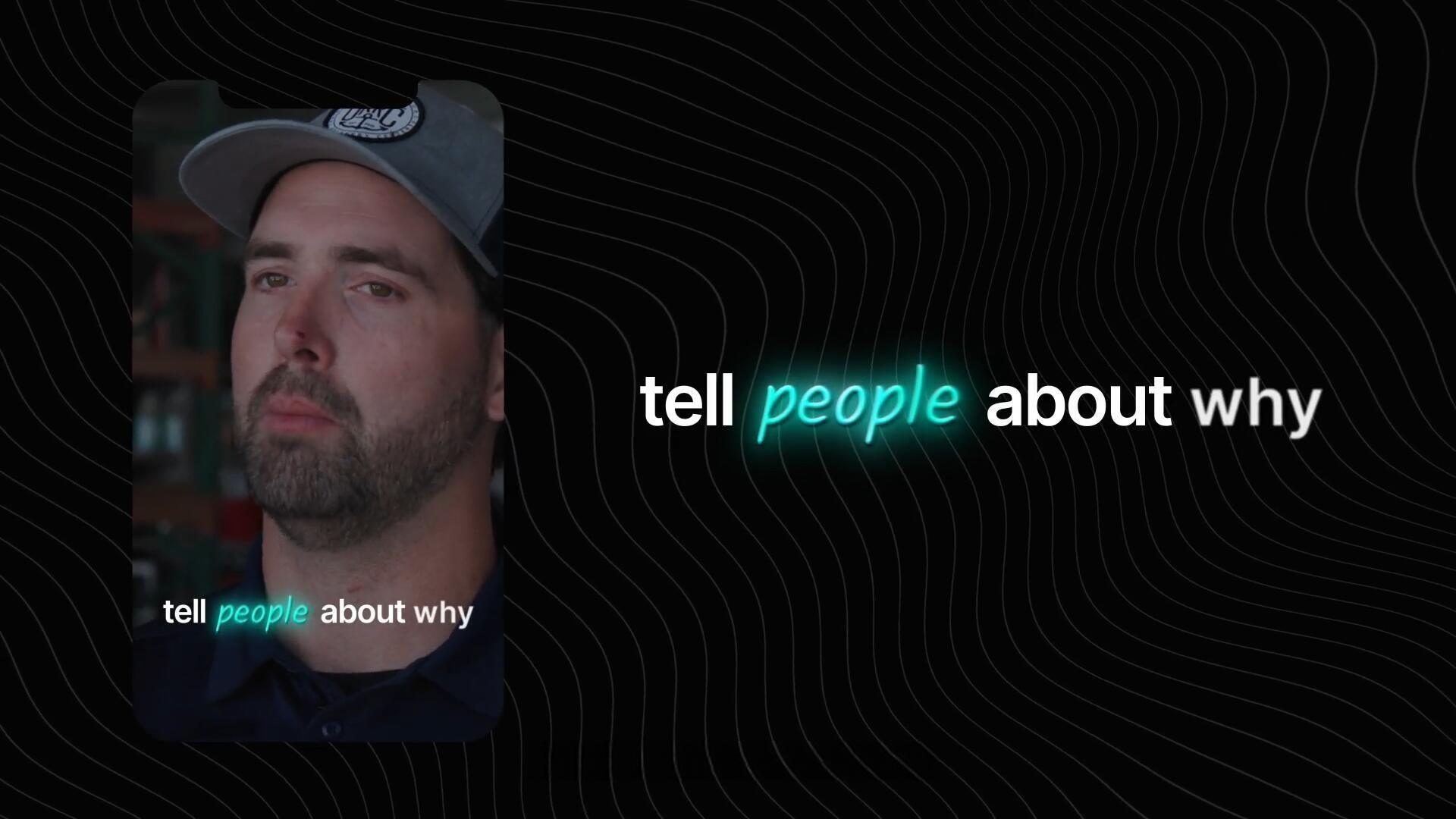 AE模板：热门病毒式渐变发光划线效果字幕文字标题动画（13606）