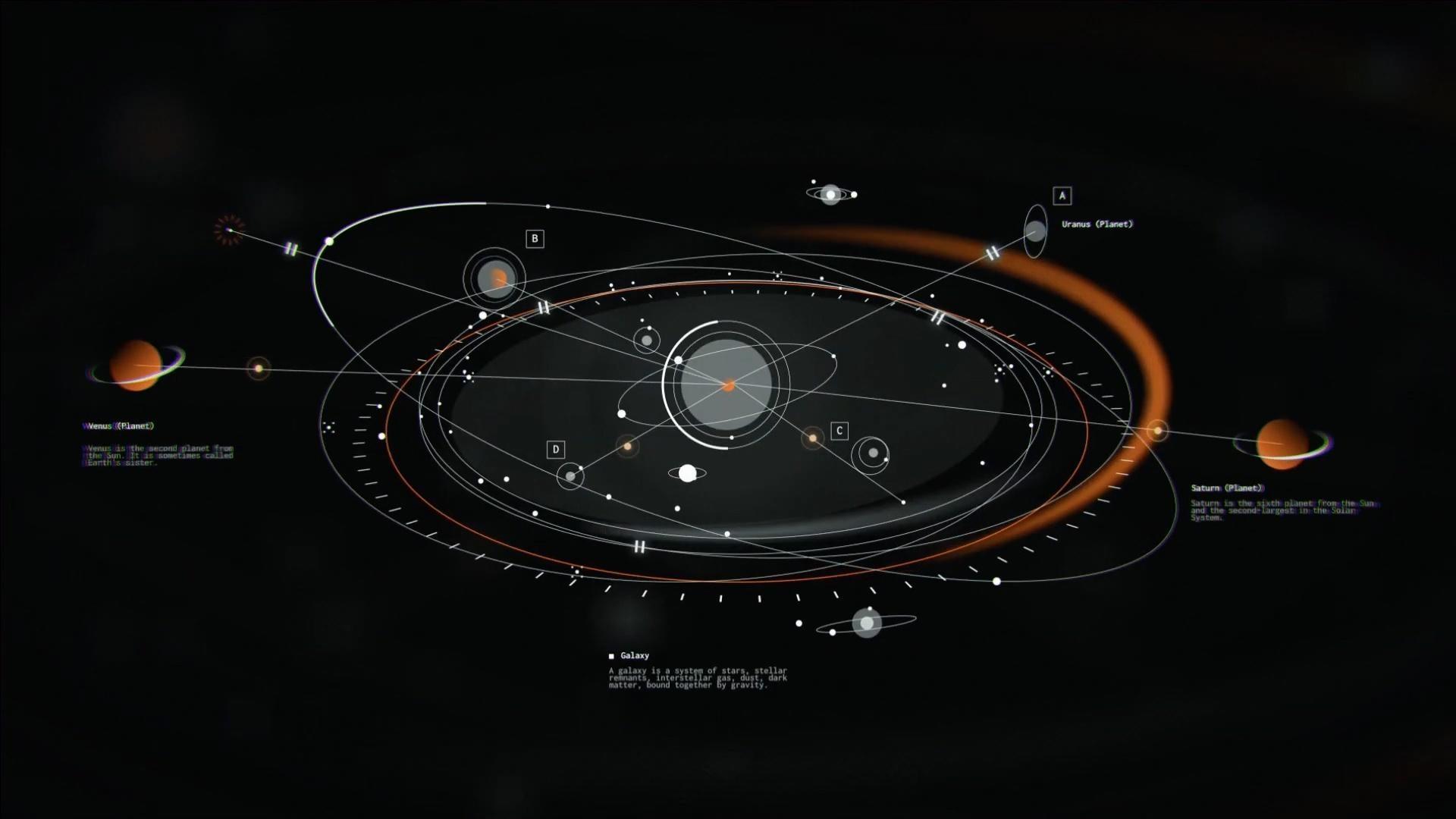820款全息未来科幻美学沉浸式宇宙飞船HUD界面元素科技视频叠加4K背景动画AE/PR模板 Pixflow – Sci-fi Spaceship HUD Interface（13310）