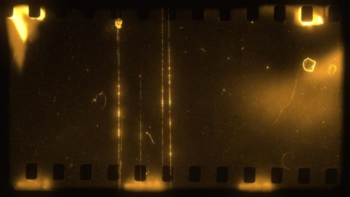 Artlist 20款复古美学邋遢旧棕褐色薄膜效果叠加纹理视频素材+音效素材 Sepia Old Sepia Vertical Film Effects（13293）